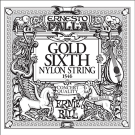 Струна для акустичних гітар ERNIE BALL Palla Nylon Gold 6 P01546, image 